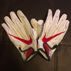 Nike Supeebad 4 NCAA Ole Miss Football Gloves 4XL